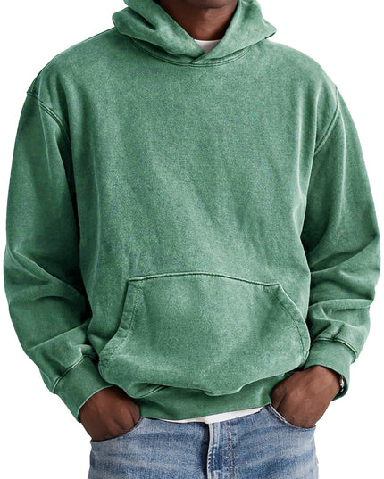 Męska Bluza z Kapturem Oversize Dresowa na Co Dzień