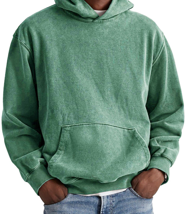 Męska Bluza z Kapturem Oversize Dresowa na Co Dzień