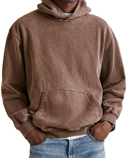 Męska Bluza z Kapturem Oversize Dresowa na Co Dzień