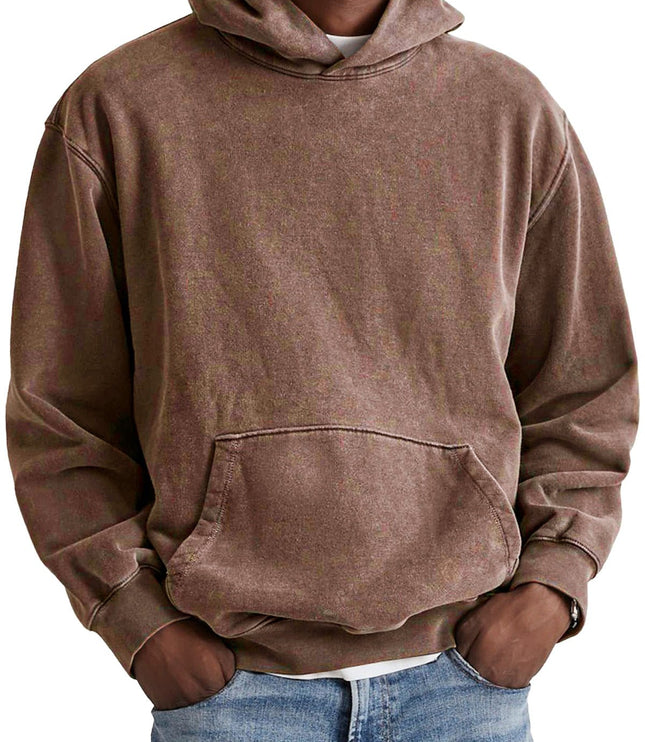 Męska Bluza z Kapturem Oversize Dresowa na Co Dzień