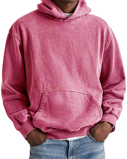Męska Bluza z Kapturem Oversize Dresowa na Co Dzień