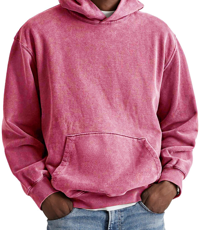 Męska Bluza z Kapturem Oversize Dresowa na Co Dzień