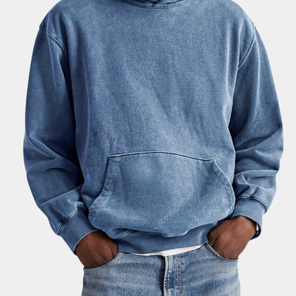 Męska Bluza z Kapturem Oversize Dresowa na Co Dzień