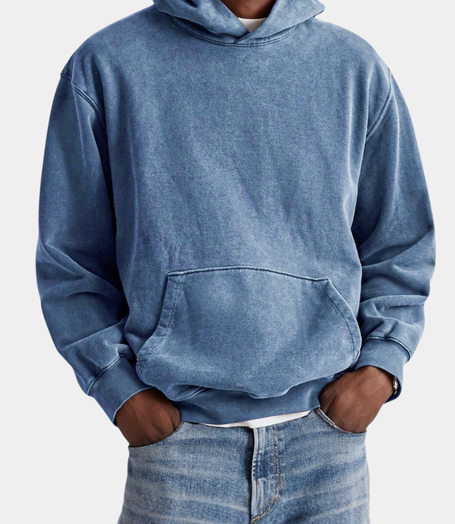 Męska Bluza z Kapturem Oversize Dresowa na Co Dzień