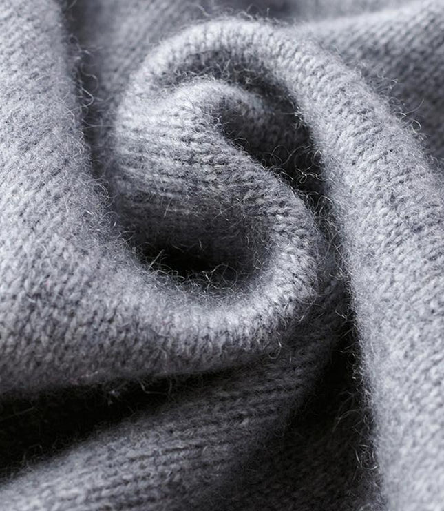Męski Sweter Dzianinowy z Krótkim Zamkiem Nowoczesny