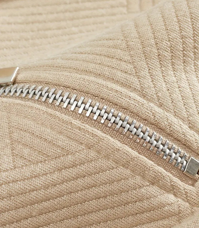 Męski Sweter Oversize w Geometryczny Wzór Dzianinowy
