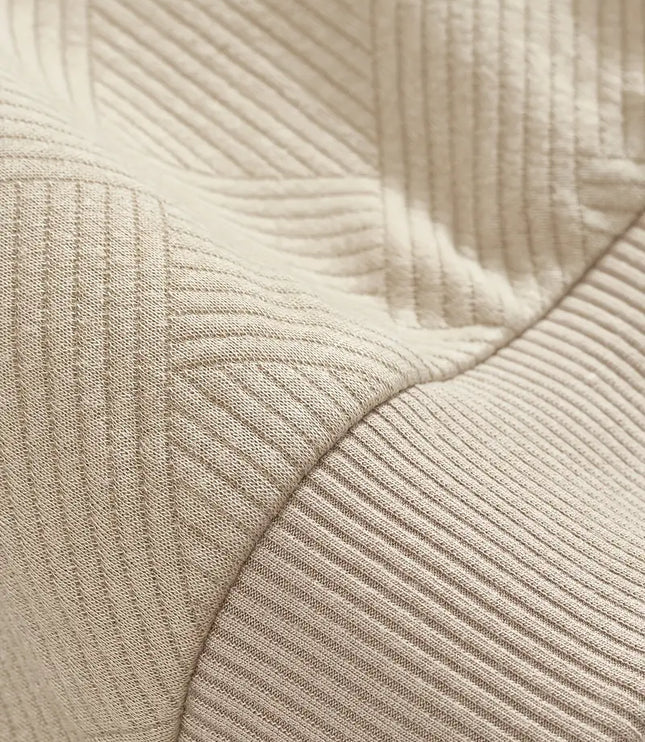 Męski Sweter Oversize w Geometryczny Wzór Dzianinowy