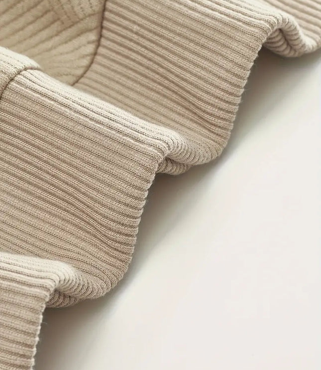 Męski Sweter Oversize w Geometryczny Wzór Dzianinowy
