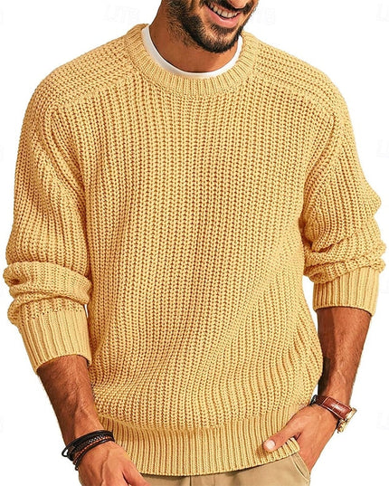 Percy | Ribbed Crew Neck Jumper
