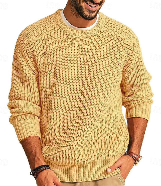 Percy | Ribbed Crew Neck Jumper