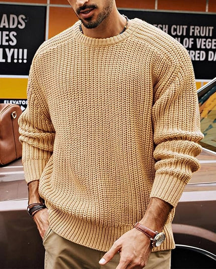 Percy | Ribbed Crew Neck Jumper
