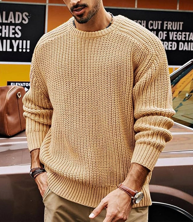 Percy | Ribbed Crew Neck Jumper