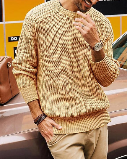 Percy | Ribbed Crew Neck Jumper
