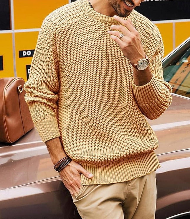 Percy | Ribbed Crew Neck Jumper