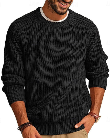 Percy | Ribbed Crew Neck Jumper