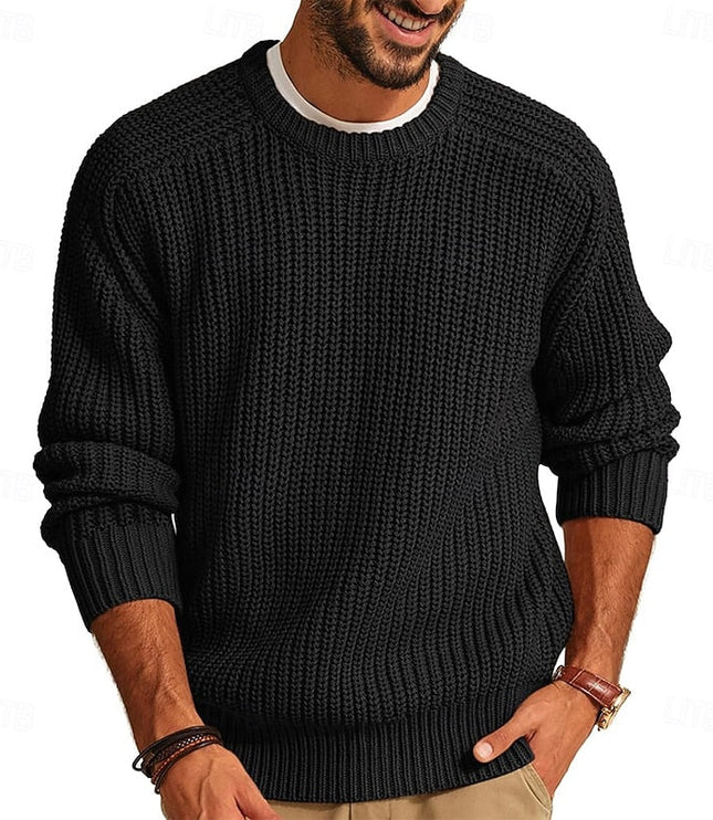 Percy | Ribbed Crew Neck Jumper