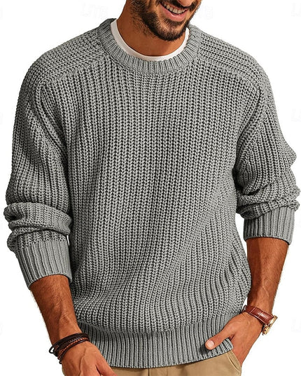 Percy | Ribbed Crew Neck Jumper