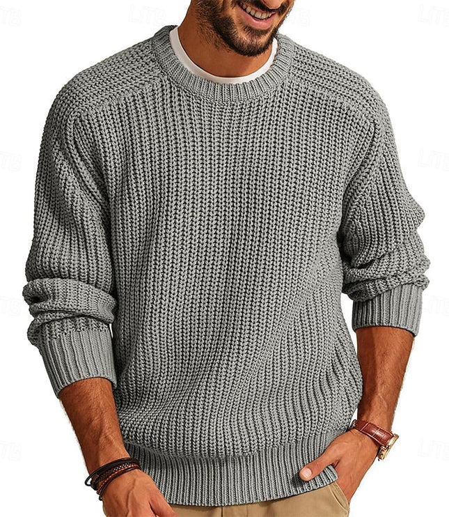 Percy | Ribbed Crew Neck Jumper
