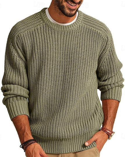 Percy | Ribbed Crew Neck Jumper