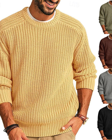 Percy | Ribbed Crew Neck Jumper