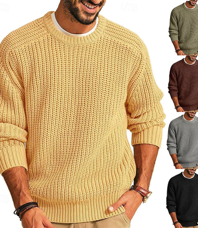 Percy | Ribbed Crew Neck Jumper