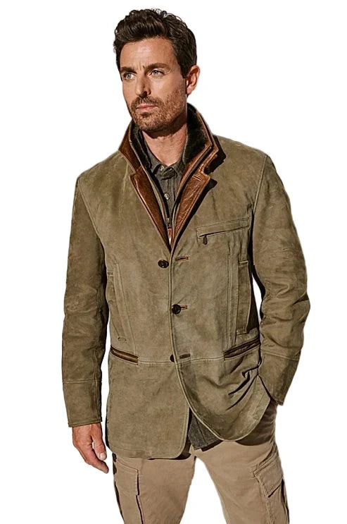Ralph | Veste vintage kaki pour homme
