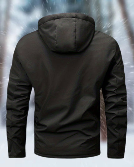 Herren Winterjacke wasserdicht gefüttert mit Kapuze