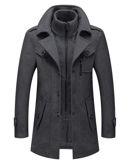 Men's Two-Piece Lined Winter Coat