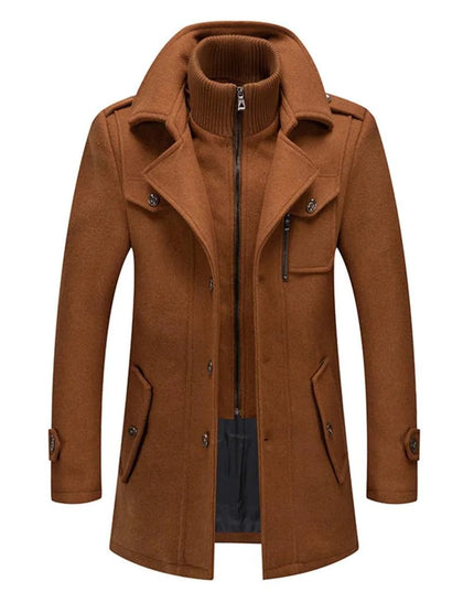 Men's Two-Piece Lined Winter Coat