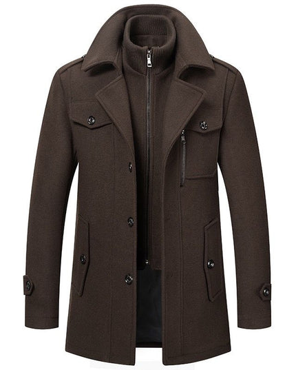 Men's Two-Piece Lined Winter Coat