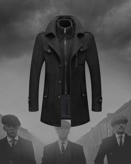 Men's Two-Piece Lined Winter Coat