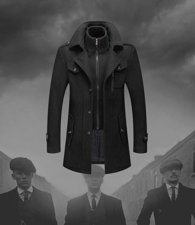Men's Two-Piece Lined Winter Coat