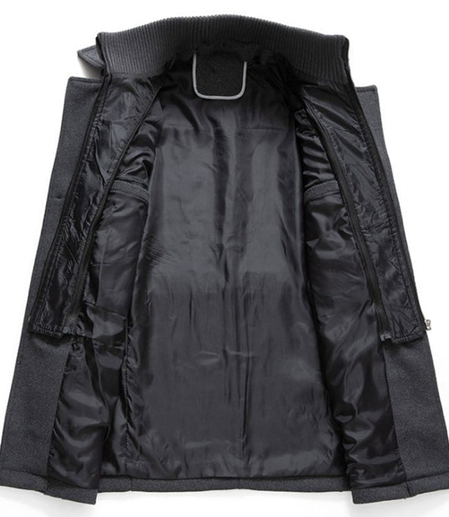 Men's Two-Piece Lined Winter Coat