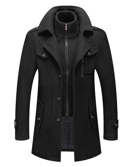 Men's Two-Piece Lined Winter Coat