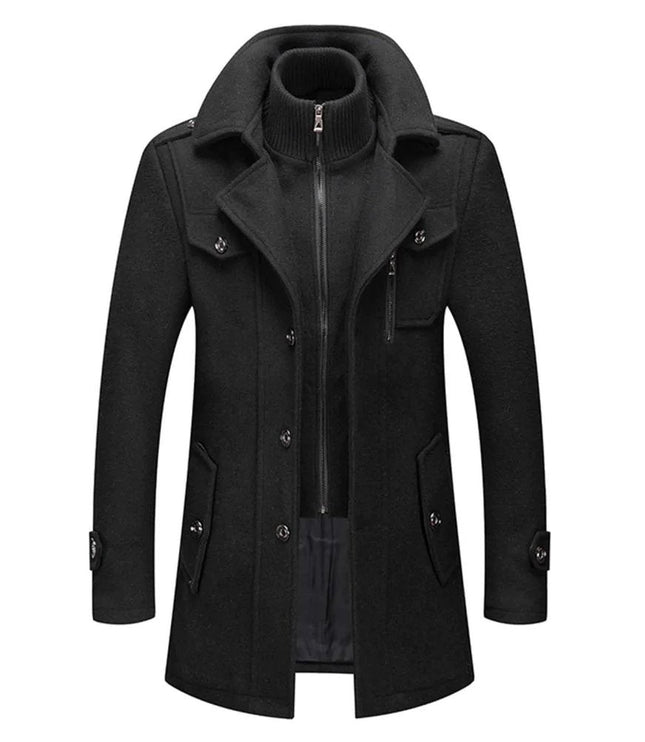 Men's Two-Piece Lined Winter Coat