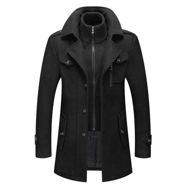 Men's Two-Piece Lined Winter Coat