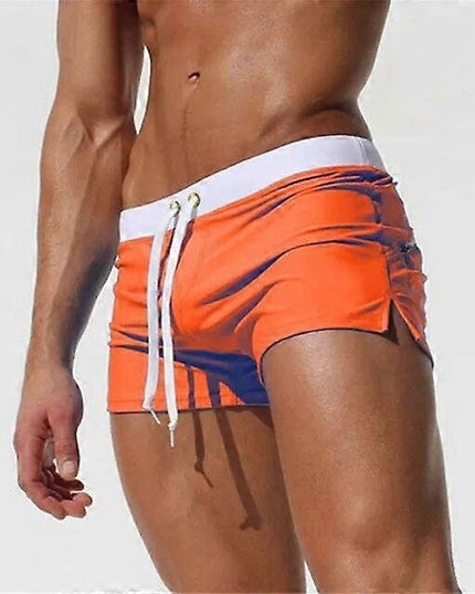 Męskie Kąpielówki Slim Fit z Regulowanym Sznurkiem